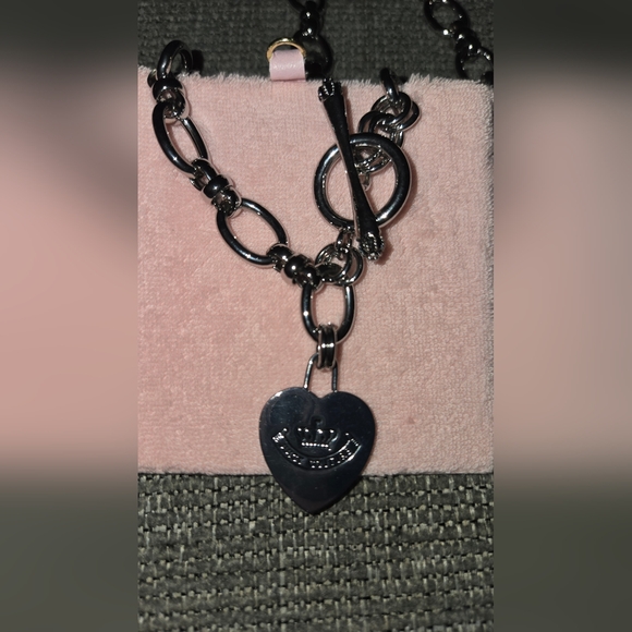 Juicy Couture Jewelry - Juicy couture Silver Heart Pendant Necklace